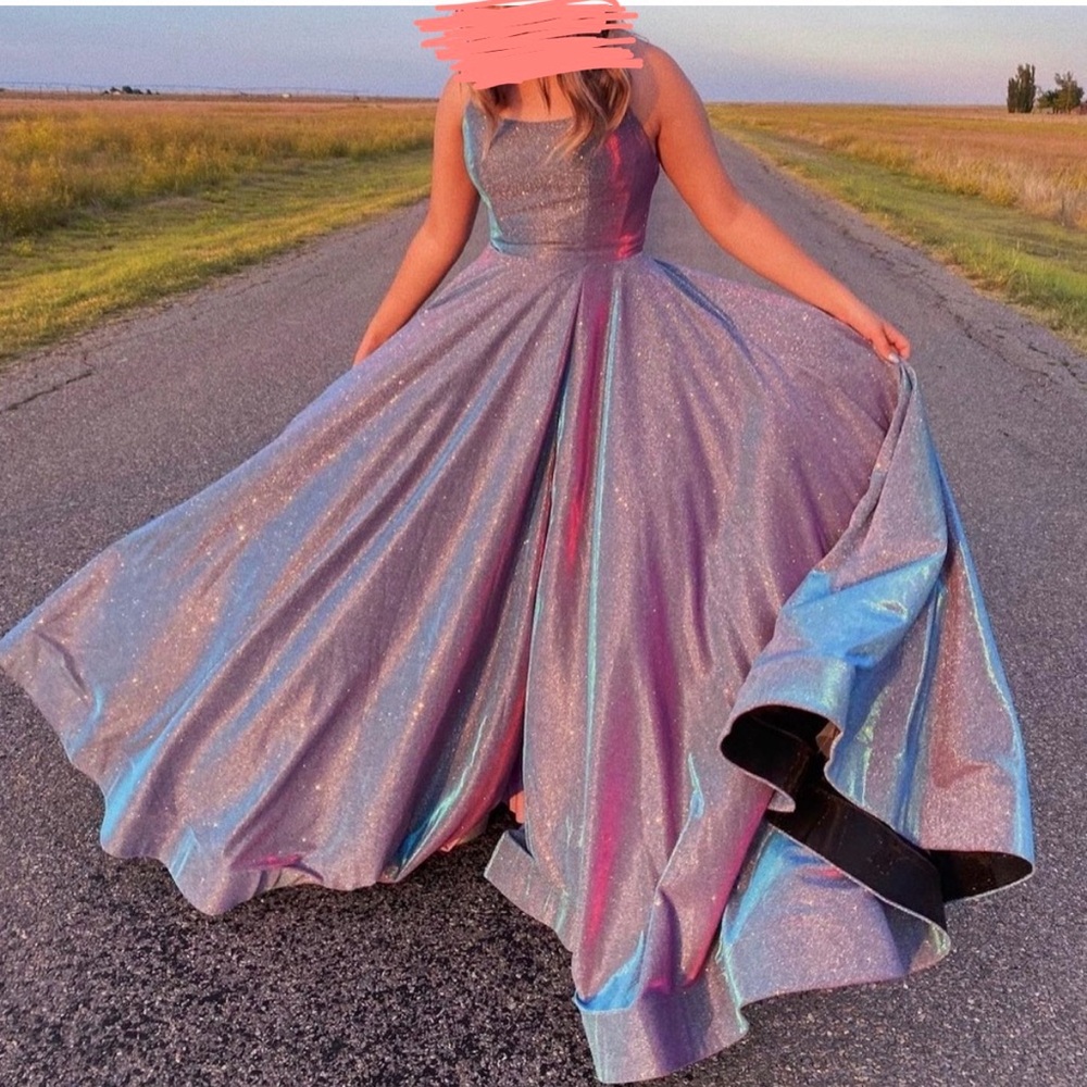 Shimmer prom dress